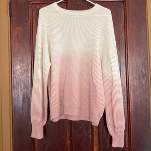 Ombré Pink Sweater
